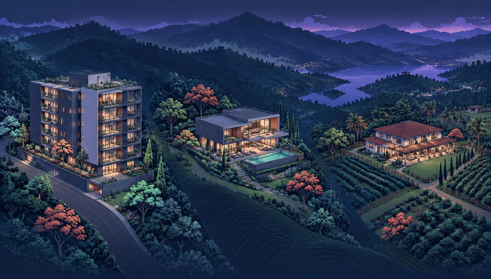 Oriente antioqueño: apartamentos, casas y fincas son tres mercados distintos